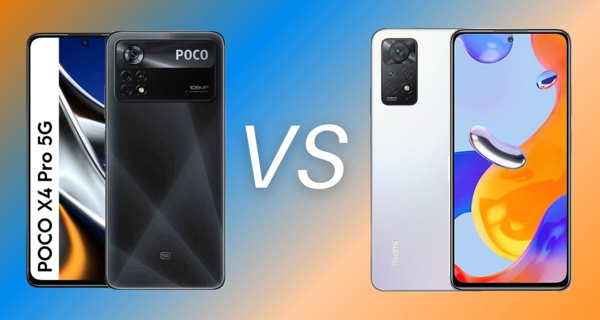 Poco X4 Pro vs Xiaomi Redmi Note 11 Pro, diferencias, comparativa y cuál es mejor