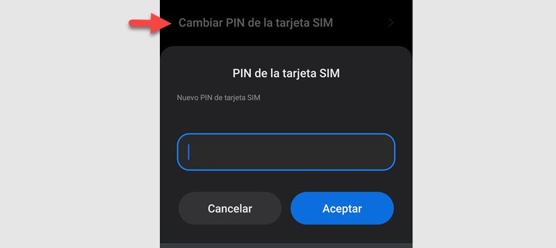 Cómo cambiar el código PIN de la SIM en los Xiaomi Redmi Note 11, 11S y 11 Pro 3