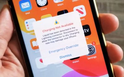 Qué hacer cuando entra líquido en el conector Lightning del iPhone