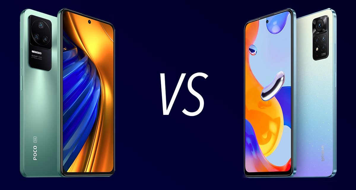 Poco F4 vs Xiaomi Redmi Note 11 Pro, diferencias, comparativa y cuál es mejor