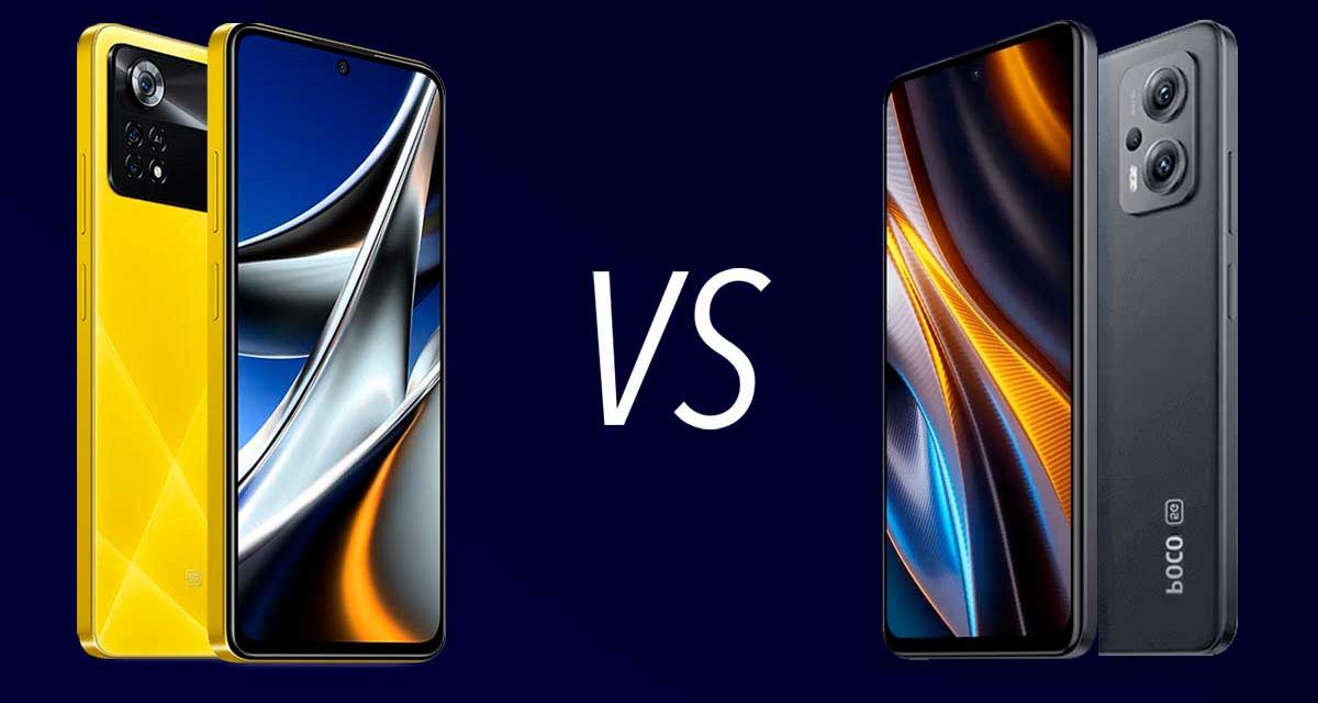 poco x4 pro 5g vs x4 gt