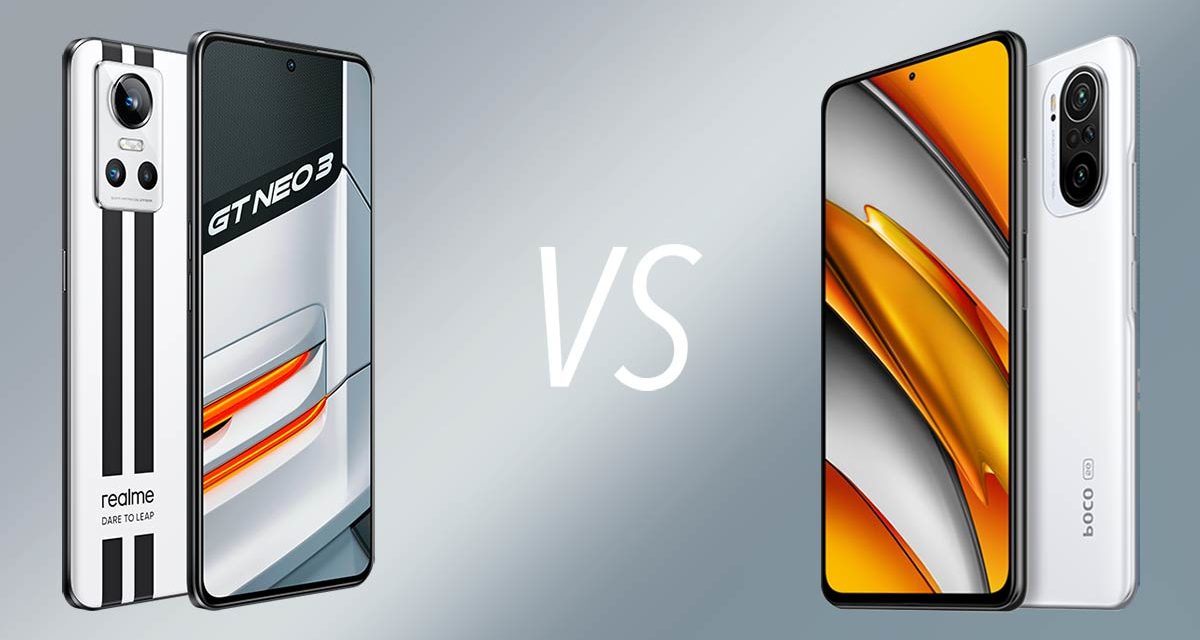realme GT Neo 3 vs Poco F3, diferencias, comparativa y cuál es mejor