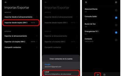 Cómo copiar contactos de SIM a teléfono en móviles Xiaomi