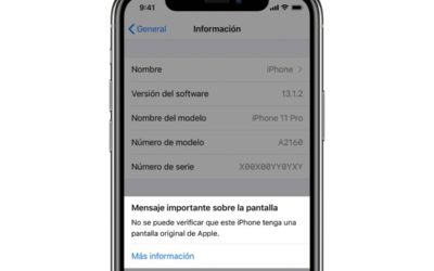 ¿Se puede quitar el mensaje de Pantalla no original en el iPhone?