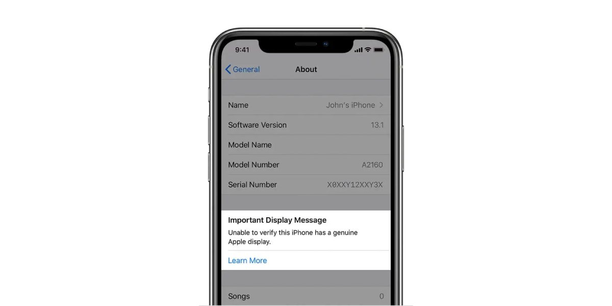 ¿Se puede quitar el mensaje de Pantalla no original en el iPhone?