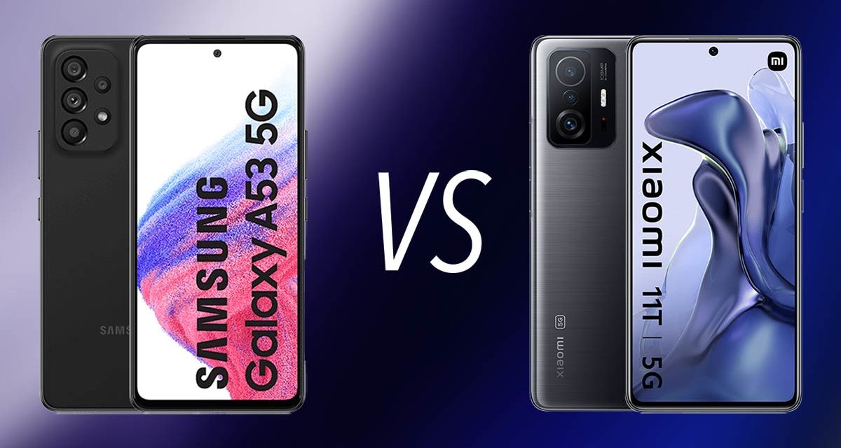 Samsung Galaxy A53 vs Xiaomi 11T, diferencias, comparativa y cuál es mejor