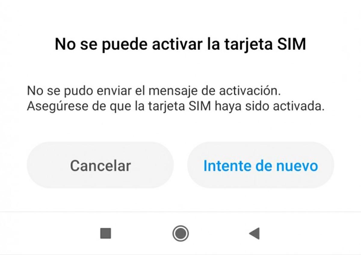 No se puede activar la tarjeta SIM en Xiaomi