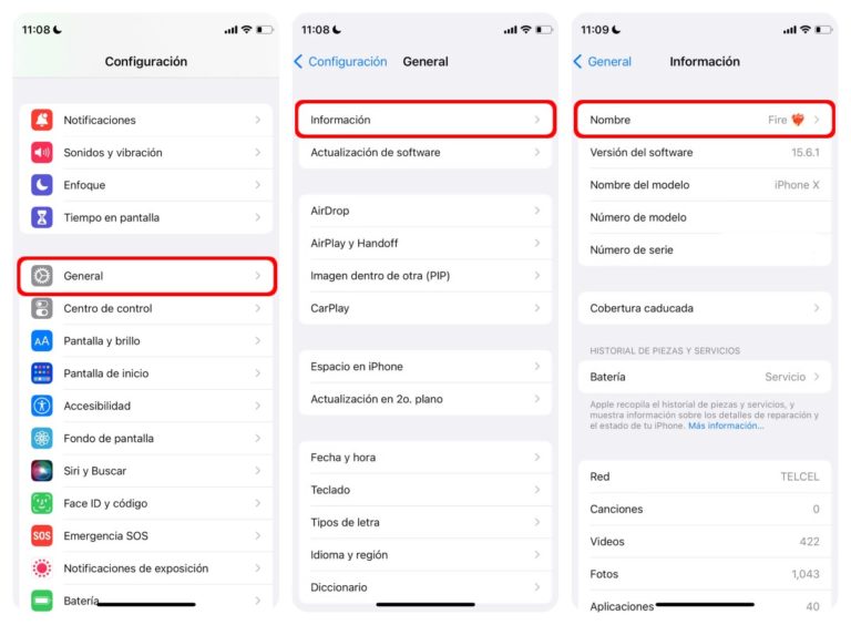 Cómo cambiar el nombre del Bluetooth en el iPhone en 2022
