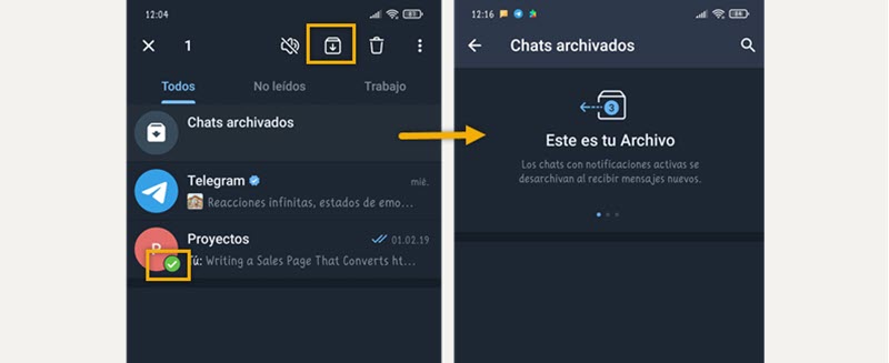 Cómo ver los chats ocultos en Telegram en Android y iPhone 2