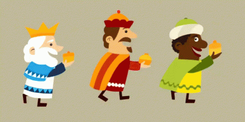 9 GIFs de Reyes Magos animados