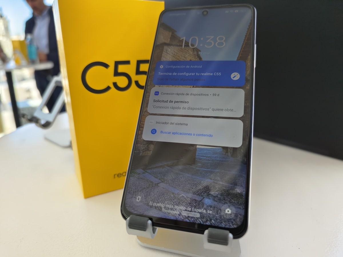 realme c55 en mano 