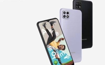 ¿El Samsung Galaxy A22 viene con auriculares y cargador?