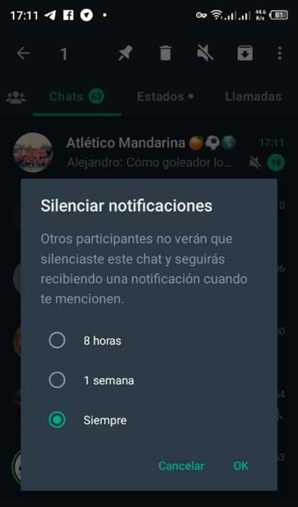 No recibir llamadas de WhatsApp sin bloquear, así puedes hacerlo