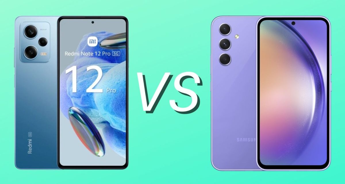 Xiaomi Redmi Note 12 Pro vs Samsung Galaxy A54, diferencias, comparativa y cuál es mejor