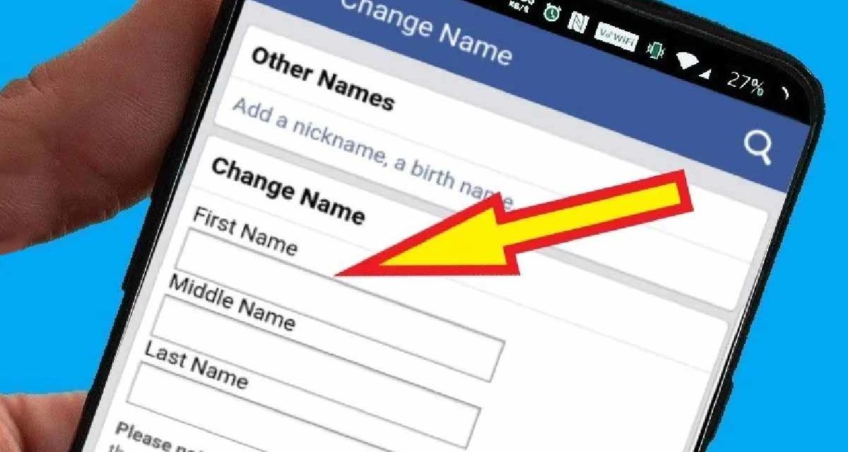 Cómo cambiar el nombre de Facebook desde el móvil en Android y iPhone