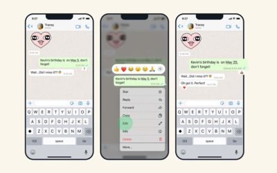 Ya puedes editar mensajes en WhatsApp, cuándo llegará esta función a mi móvil
