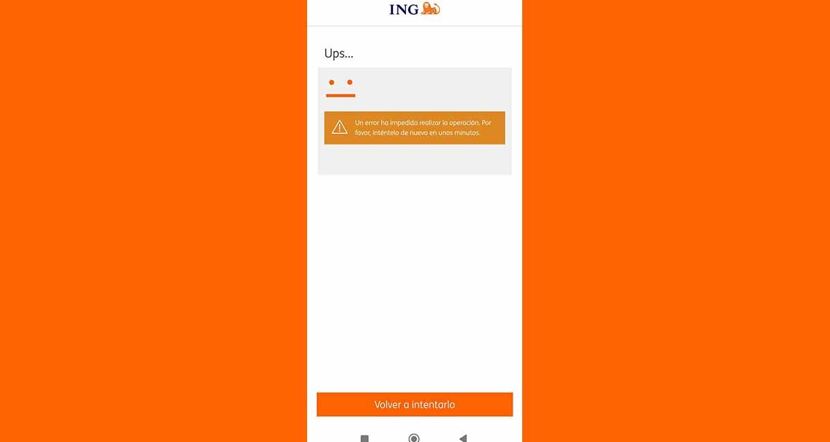 Caída de ING Direct, no funciona la app móvil ni banca online