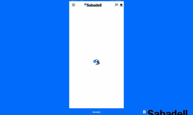 Banco Sabadell no funciona, la app no carga y el servicio se cae en España