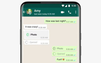 Cómo hacer captura de pantalla a las fotos temporales de WhatsApp