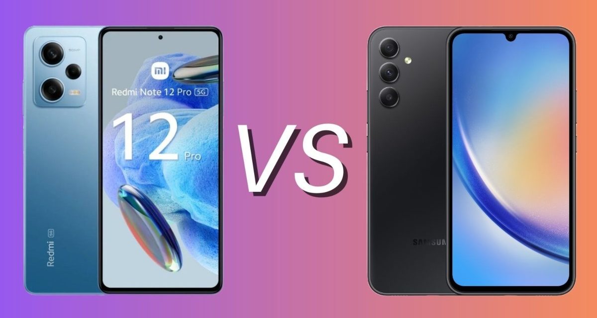 Xiaomi Redmi Note 12 Pro vs Samsung Galaxy A34, diferencias, comparativa y cuál es mejor