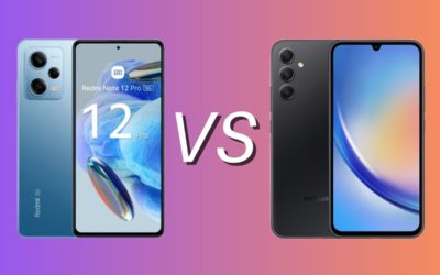 Xiaomi Redmi Note 12 Pro vs Samsung Galaxy A34, diferencias, comparativa y cuál es mejor