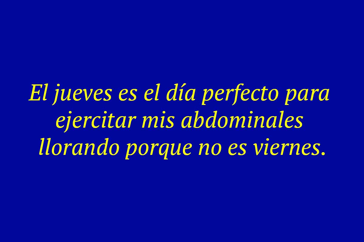 frases jueves