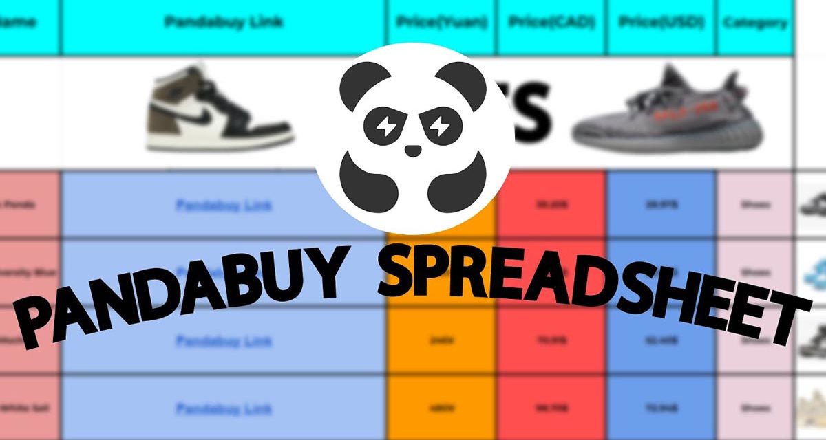 PandaBuy Excel, dónde encontrar Spreadsheet de enlaces en español
