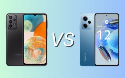 Samsung Galaxy A23 vs Redmi Note 12 Pro, diferencias, comparativa y cuál es mejor