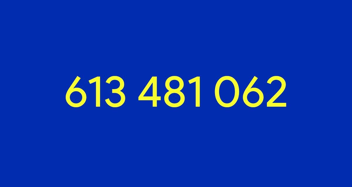 Llamadas del 613481062, ¡cuidado, potencial riesgo de fraude!