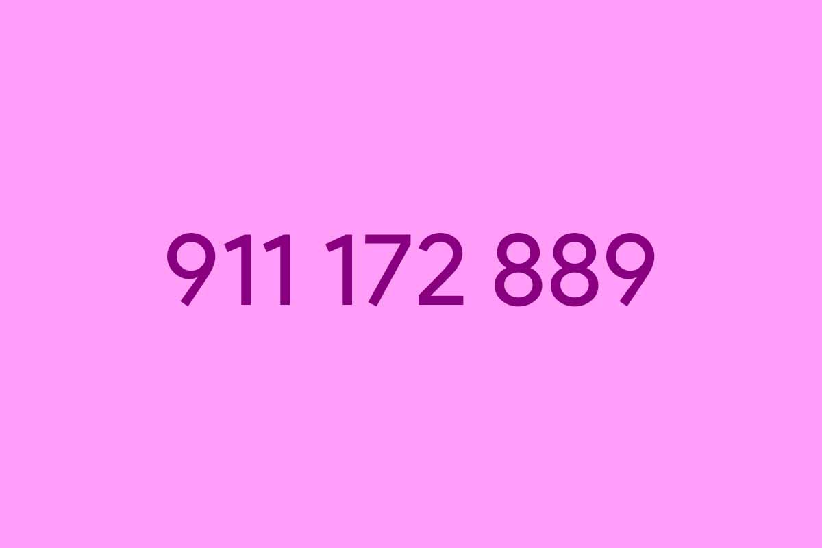 911172889 llamadas cuidado