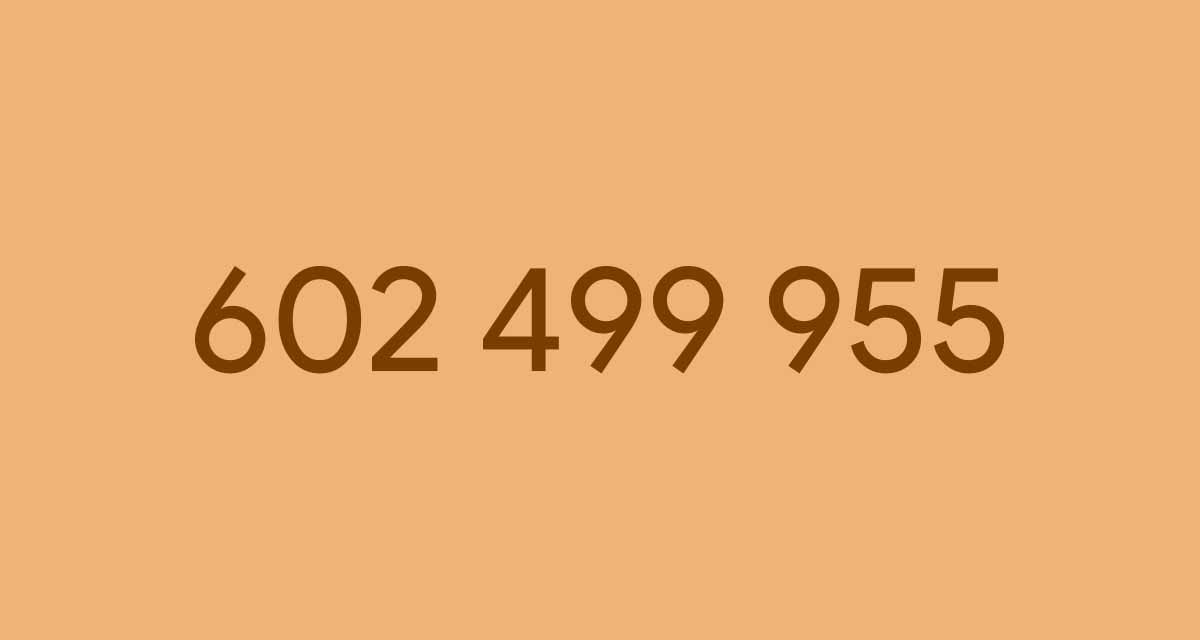 Llamadas del 602499955 hoy, cuidado con este número, podría ser fraude