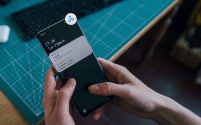 ¿Qué significa el icono de triángulo con flechas en Samsung?