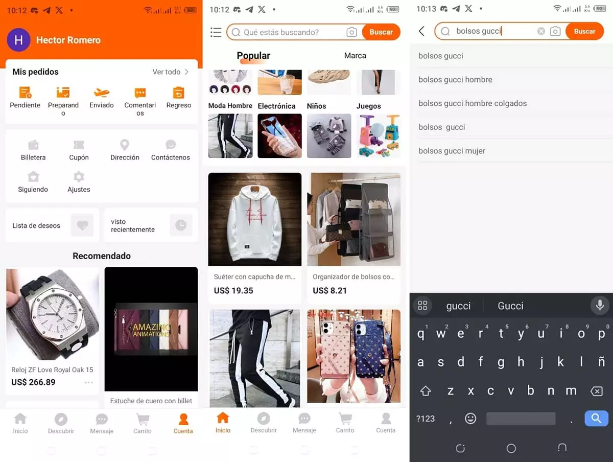 Cómo buscar bolsos de marca en SaraMart paso a paso