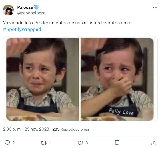 15 memes del Spotify Wrapped 2023