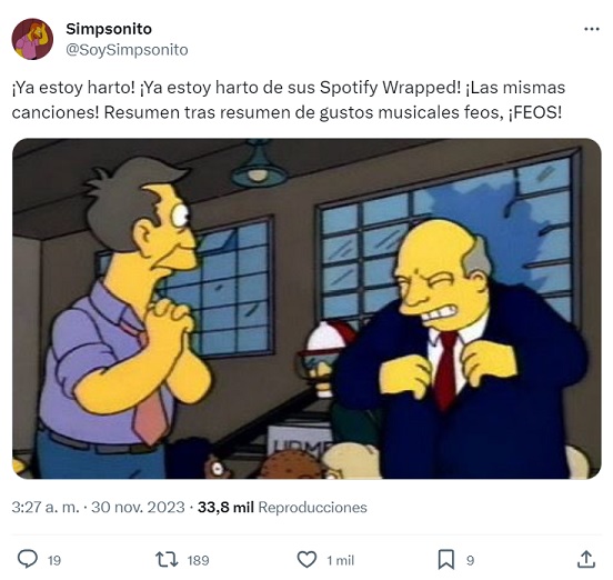 21 memes del Spotify Wrapped 2023