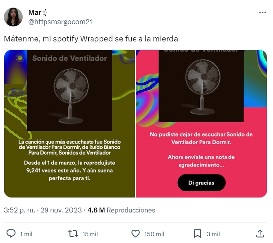24 memes del Spotify Wrapped 2023
