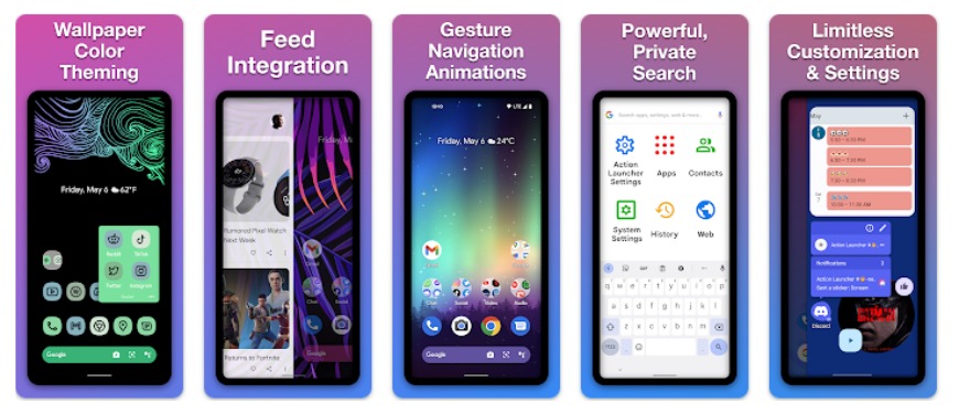 action launcher