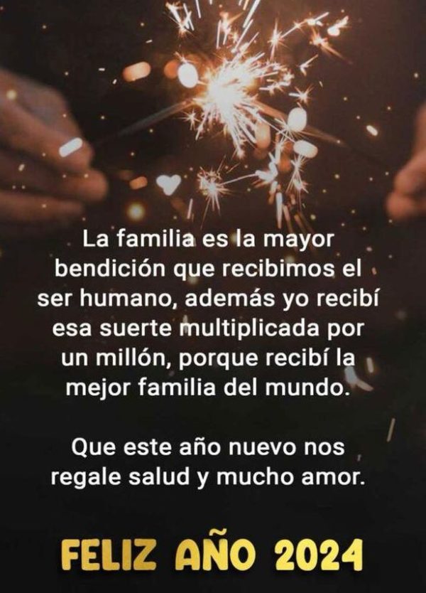 35 imágenes con frases de Feliz Año Nuevo 2024 para WhatsApp: bonitas, familia, amor... 7
