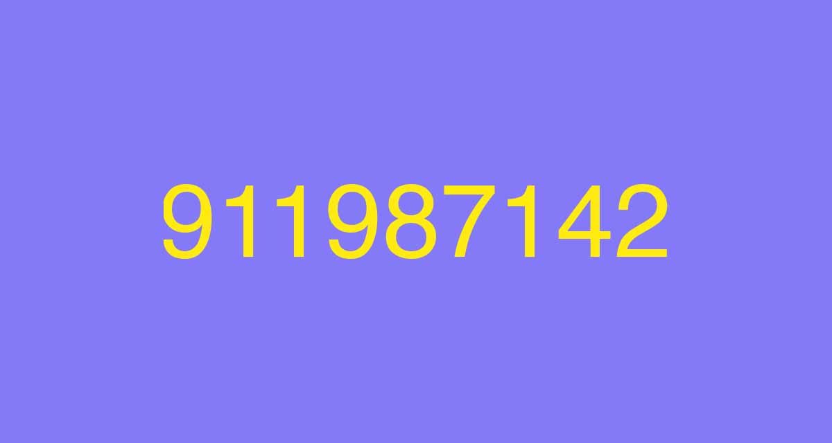 «He recibido una llamada del 911987142». Ten cuidado, podría ser un intento de fraude