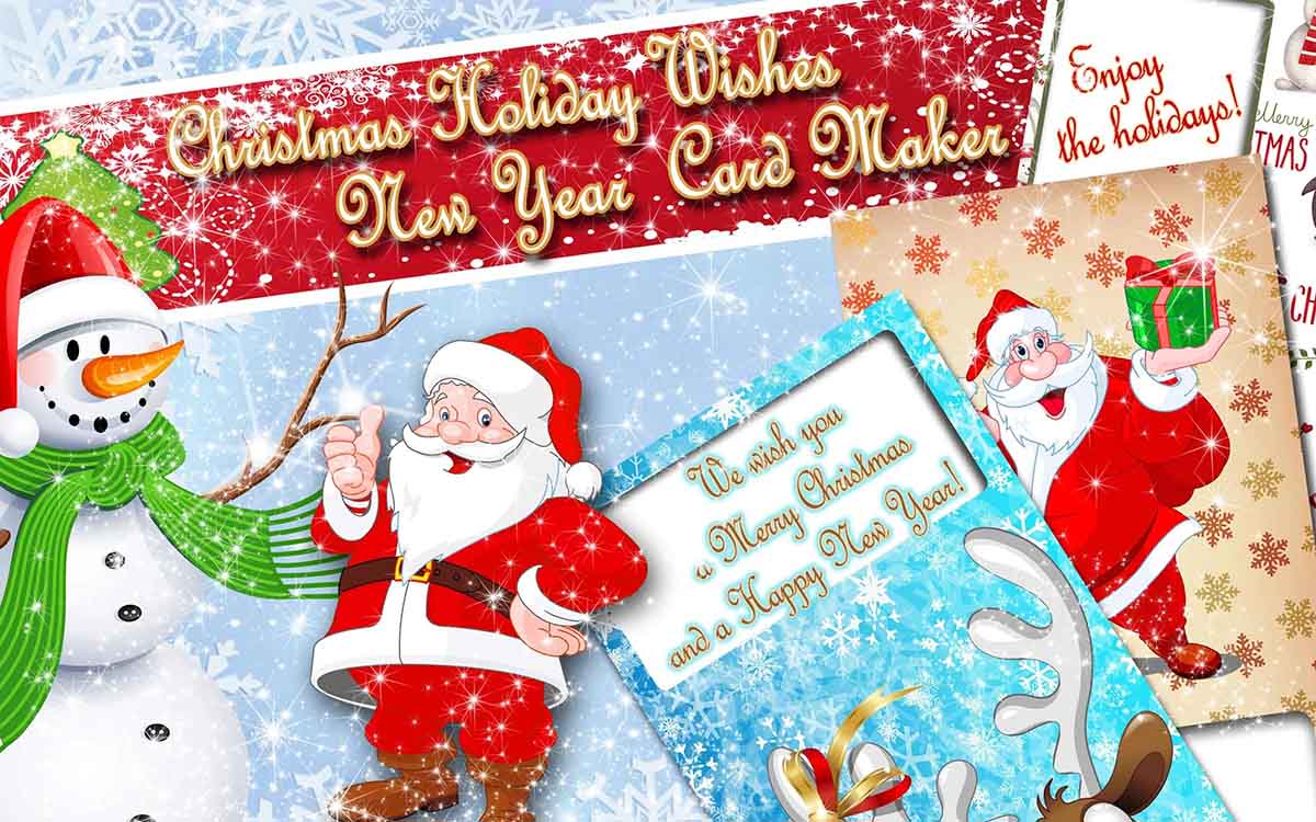 aplicaciones para hacer tarjetas de Navidad