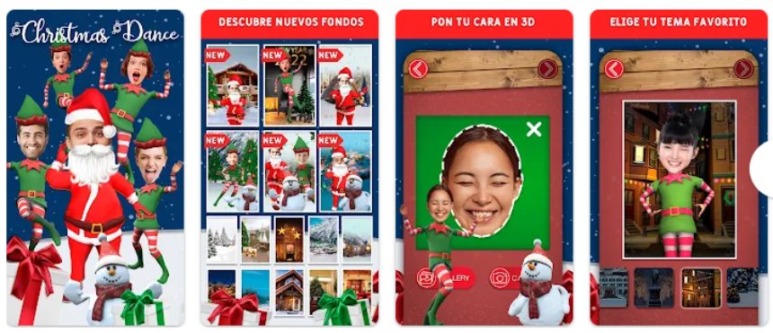 christmas dance videos en 3d android iphone