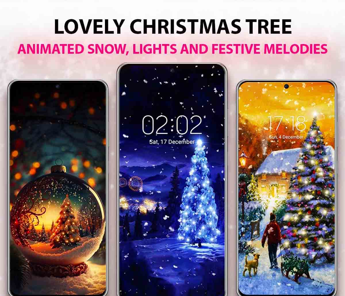 fondo arbol navideño