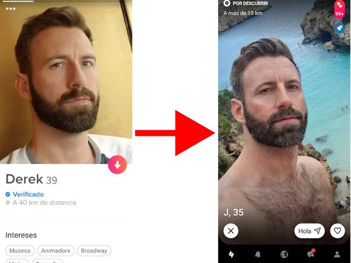 perfil falso tinder