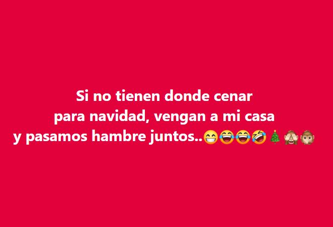 sin lugar para cenar