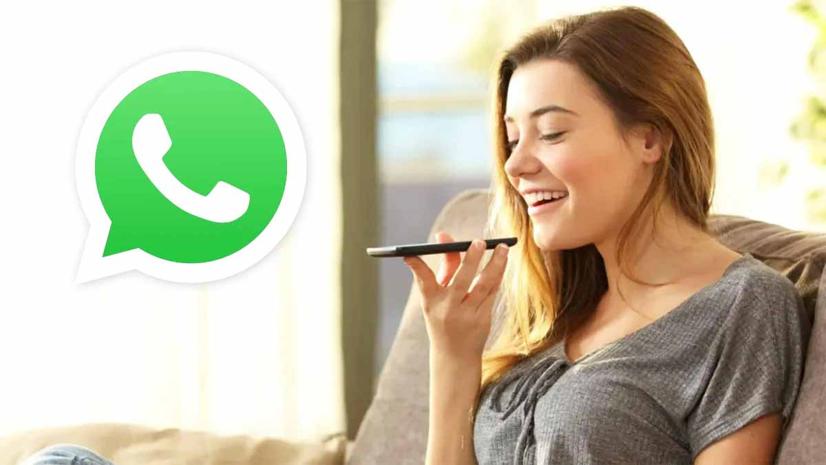 dictado por voz en WhatsApp