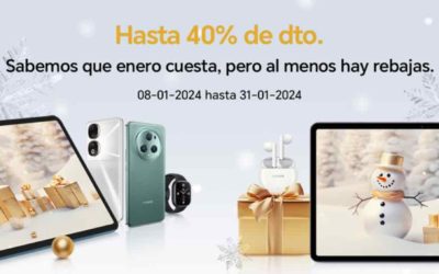 Descuentos de hasta 40% en HONOR: móviles, relojes, tabletas y más