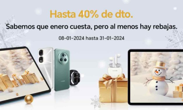 Descuentos de hasta 40% en HONOR: móviles, relojes, tabletas y más
