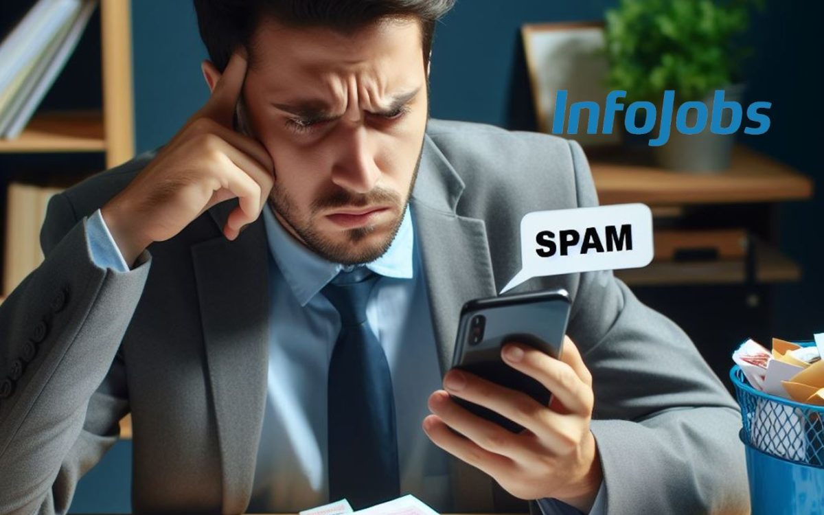Cuidado con este SMS, soy del Departamento de Recursos Humanos de InfoJobs