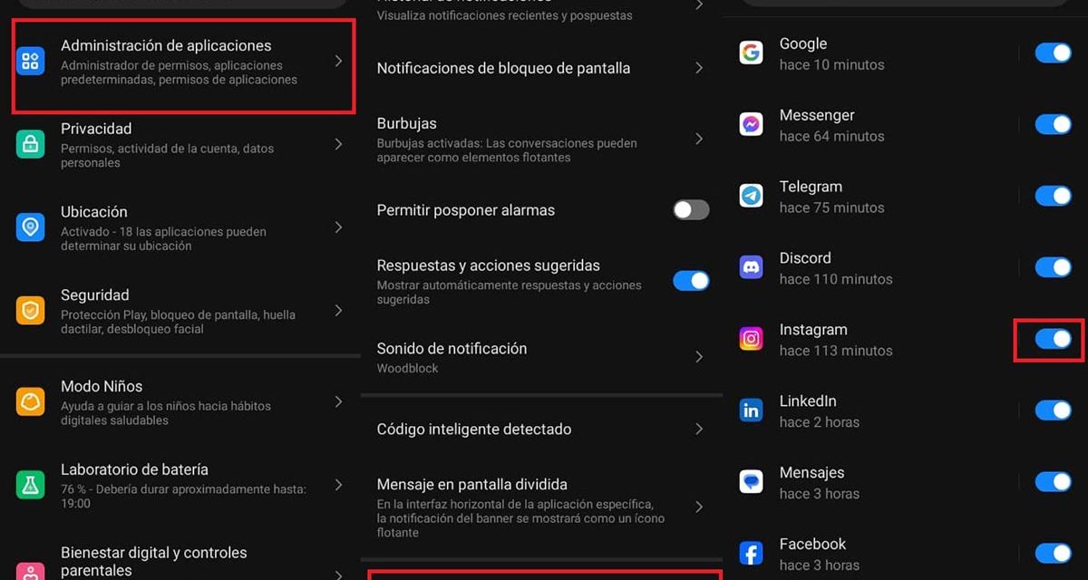 Cómo ocultar los mensajes de Instagram en la pantalla principal