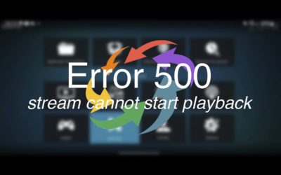 Solución Error 500 en Acestream o Kodi: stream cannot start playback
